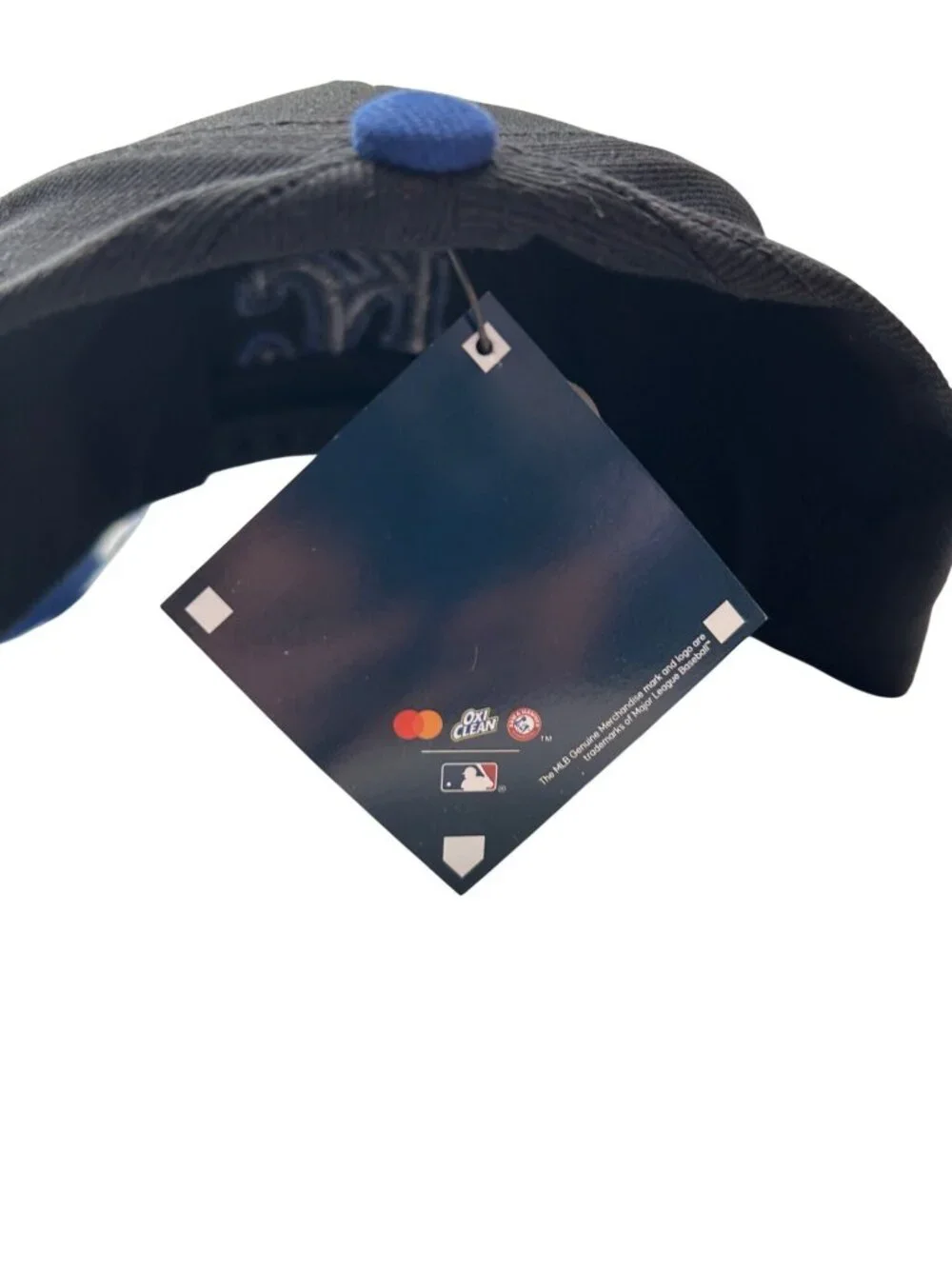 NWT Kids Adjustable Kansas City Royals Baseball Cap Black & Blue MSRP $19.99